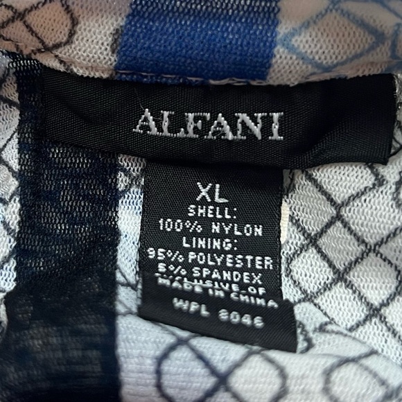 Alfani V Neck Sheer Floral Peplum Long Sleeve Blouse Top Pullover XL Colorful - Picture 7 of 7